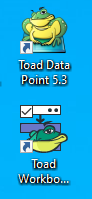 Toad Data Point Desktop Icons